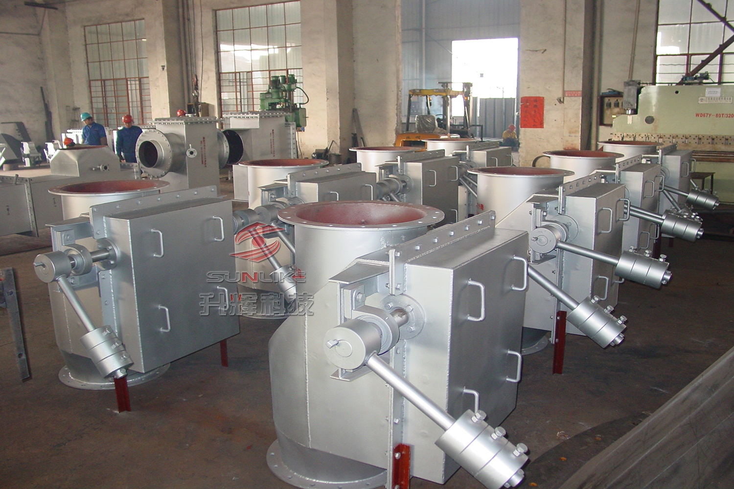 重錘圓形鎖氣翻板卸灰閥